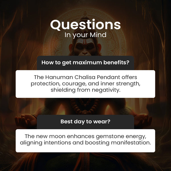 Hanuman Chalisa Kavach (Black)