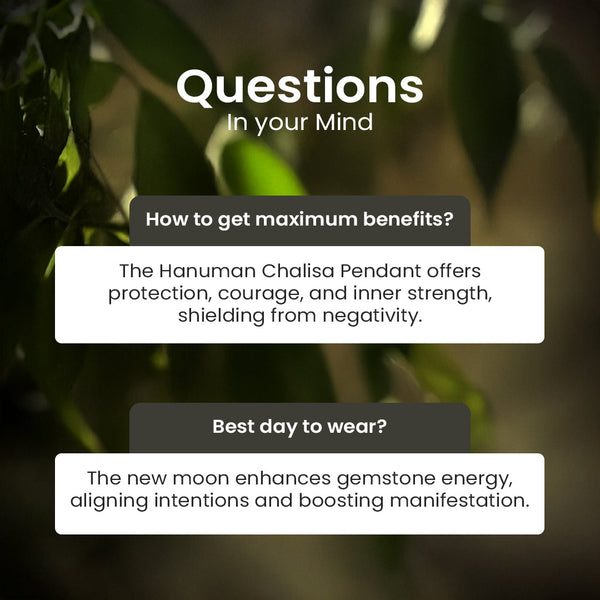 Shree Hanuman Chalisa Pendant Gold