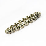 Pyrite Bracelet 8mm for Men – Wealth & Success
