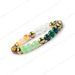 Dhan Yog Bracelet – Citrine, Pyrite & Aventurine, 8mm