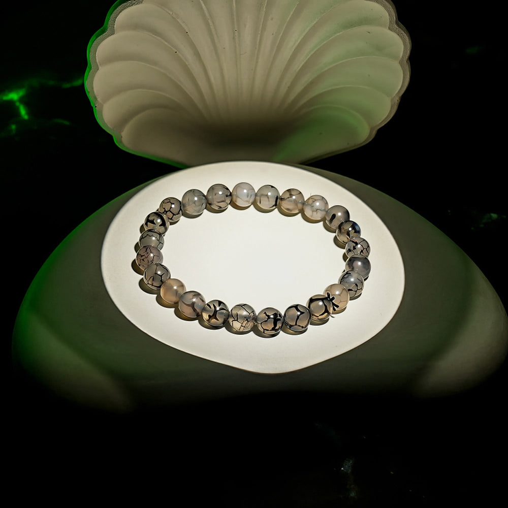 Dragon Vein Agate Bracelet – Strength & Inner Balance