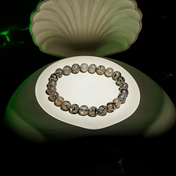 Dragon Vein Agate Bracelet – Strength & Inner Balance