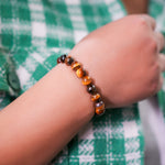 Brown Tiger Eye Bracelet for Men – Courage & Focus