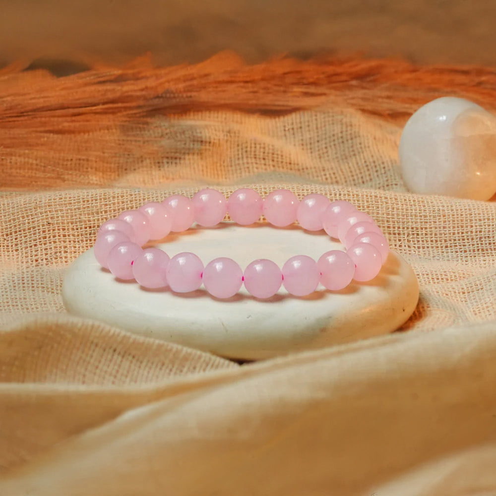 Rose Quartz Bracelet for Women – Love & Harmony