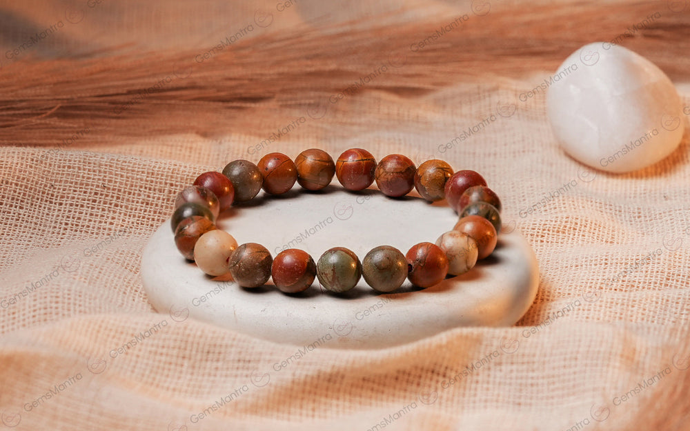 Picasso Jasper Bracelet – Creativity & Calm