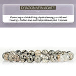 Dragon Vein Agate Bracelet – Strength & Inner Balance