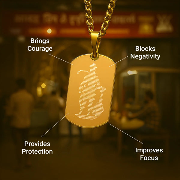 Siddh Hanuman Chalisa Kavach (Gold) - Limited Edition