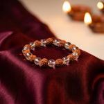 Rudraksha Bracelet with Crystal for Men – Positive Energy