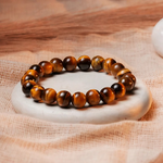 Brown Tiger Eye Bracelet for Men – Courage & Focus