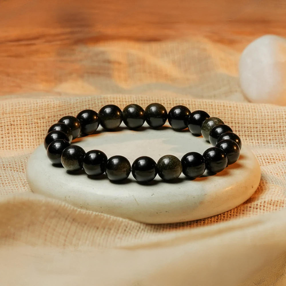 Golden Obsidian Bracelet – Positivity & Clarity