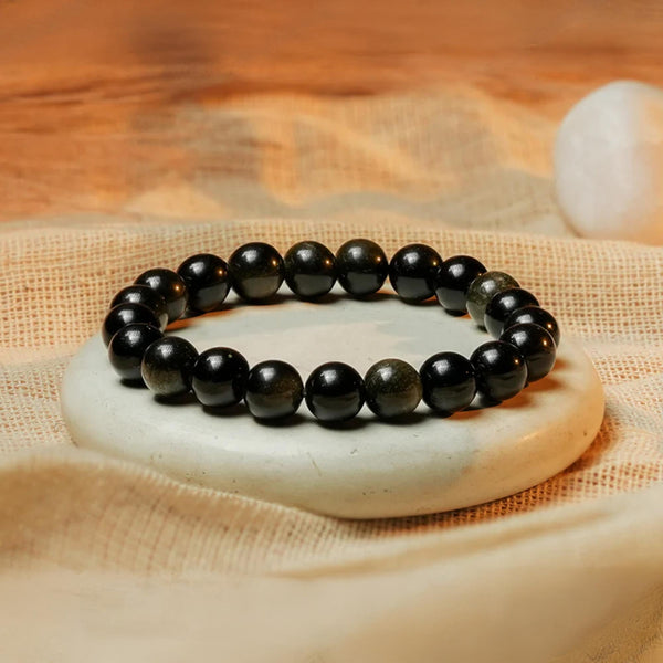 Golden Obsidian Bracelet – Positivity & Clarity